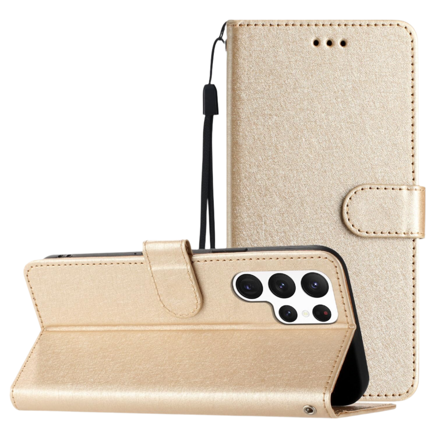 Preklopna torbica za Samsung Galaxy S24 Ultra – Infostyle – Zlata