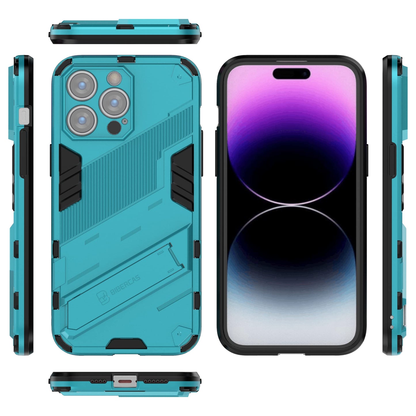Ovitek za telefon s stojalom "YisCase" iPhone 14 Pro Max – Infostyle