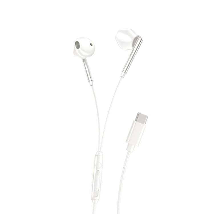 Žične slušalke "X0 EP66" USB C – Borofone – Bela