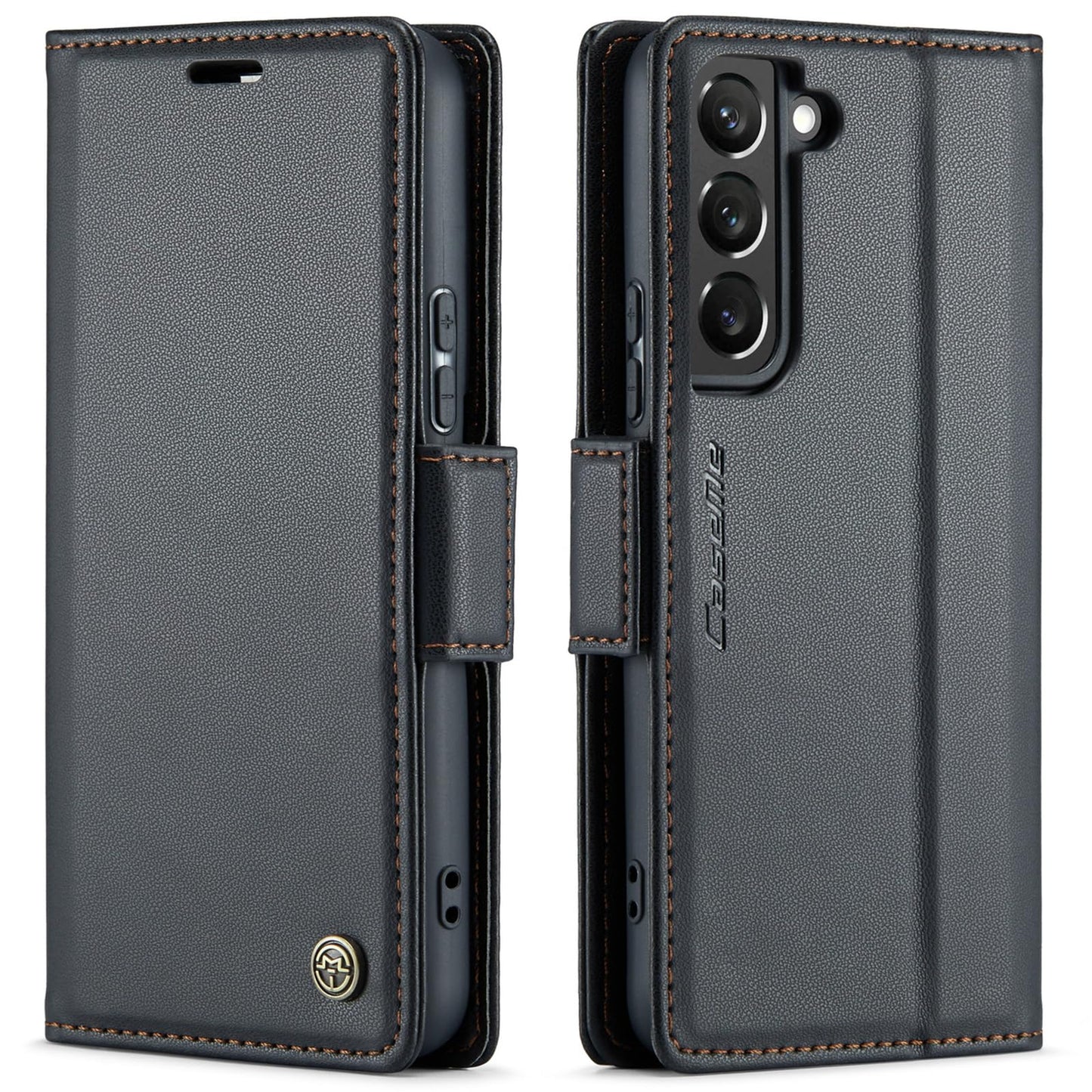 CASEME Flip Cover for Samsung Galaxy S22, black