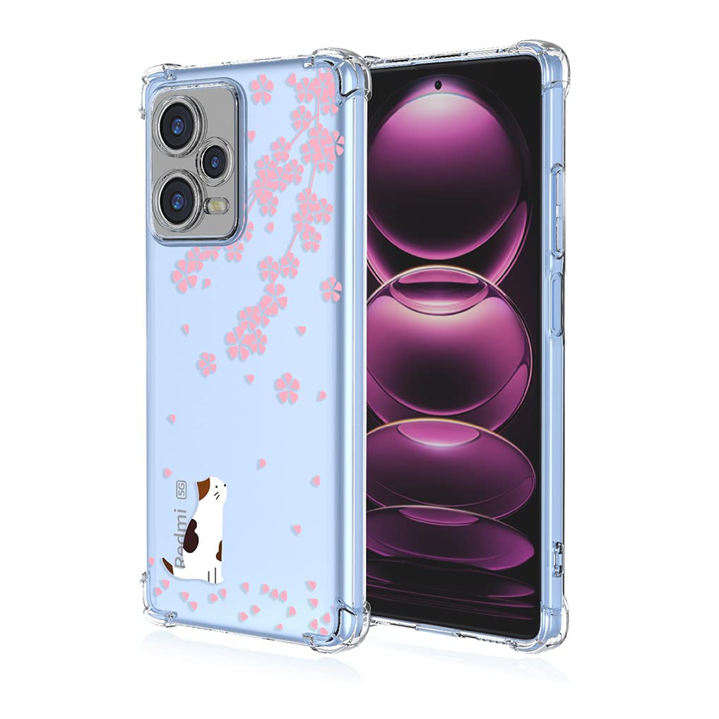 HAOYE zaštitna futrola za Xiaomi Redmi Note 12 5G / POCO X5 5G – Mačka Sakura