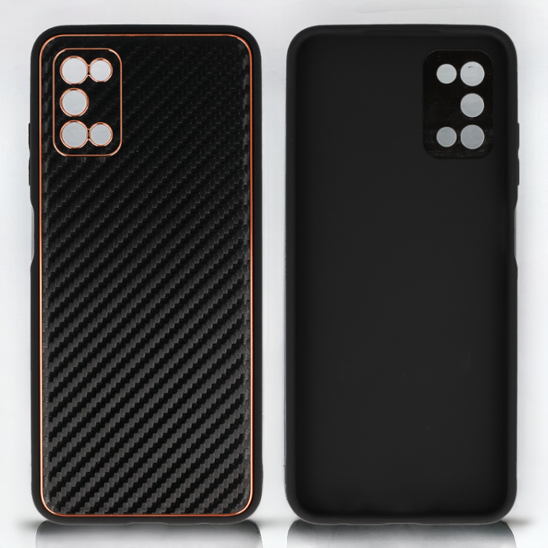 Ovitek "Leather Carbon" za Samsung Galaxy A03s – Tel Protect