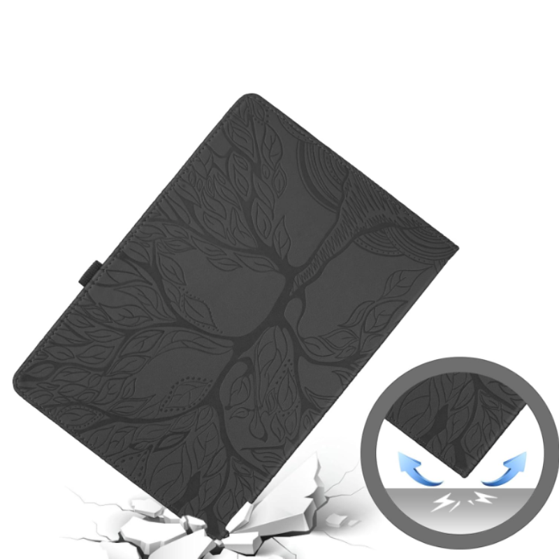 Preklopna torbica "Leaves" za tablični računalnik iPad 2017/2016/Air /Air 2 9.7" – Infostyle