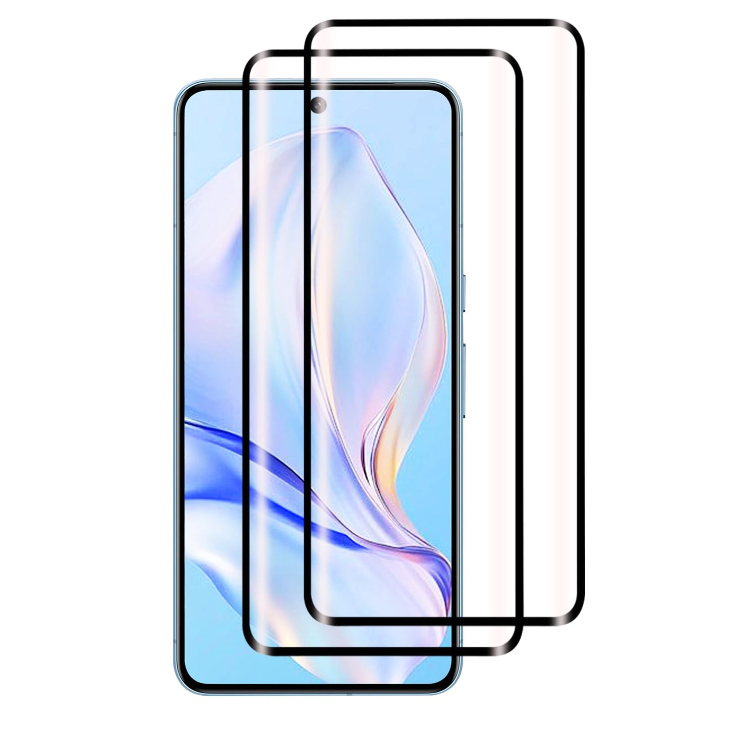 Zaštitno staklo Google Pixel 9 Pro XL (2 komada) – crni obrub, 9H