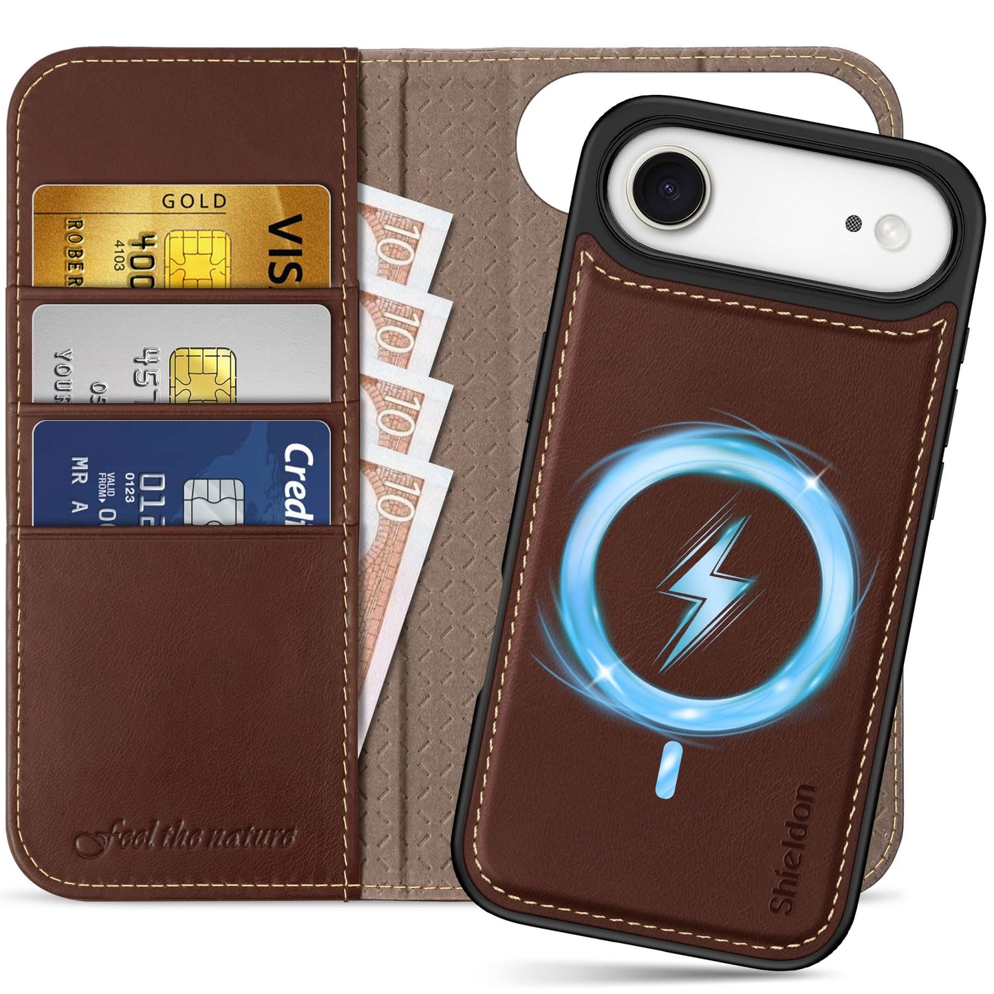 SHIELDON-snemljiva-usnjena-denarnica-za-iPhone-Air-6,5-RFID-zaščita,-magnetni-preklop,-stojalo,-brezžično-polnjenje,-zaščita-pred-udarci,-retro-kava:SHIELDON-snemljiva-usnjena-denarnica-za-iPhone-Air-6,5-RFID-zaščita-magnetni-preklop-stojalo-brezžično-polnjenje-udarci-retro-kava