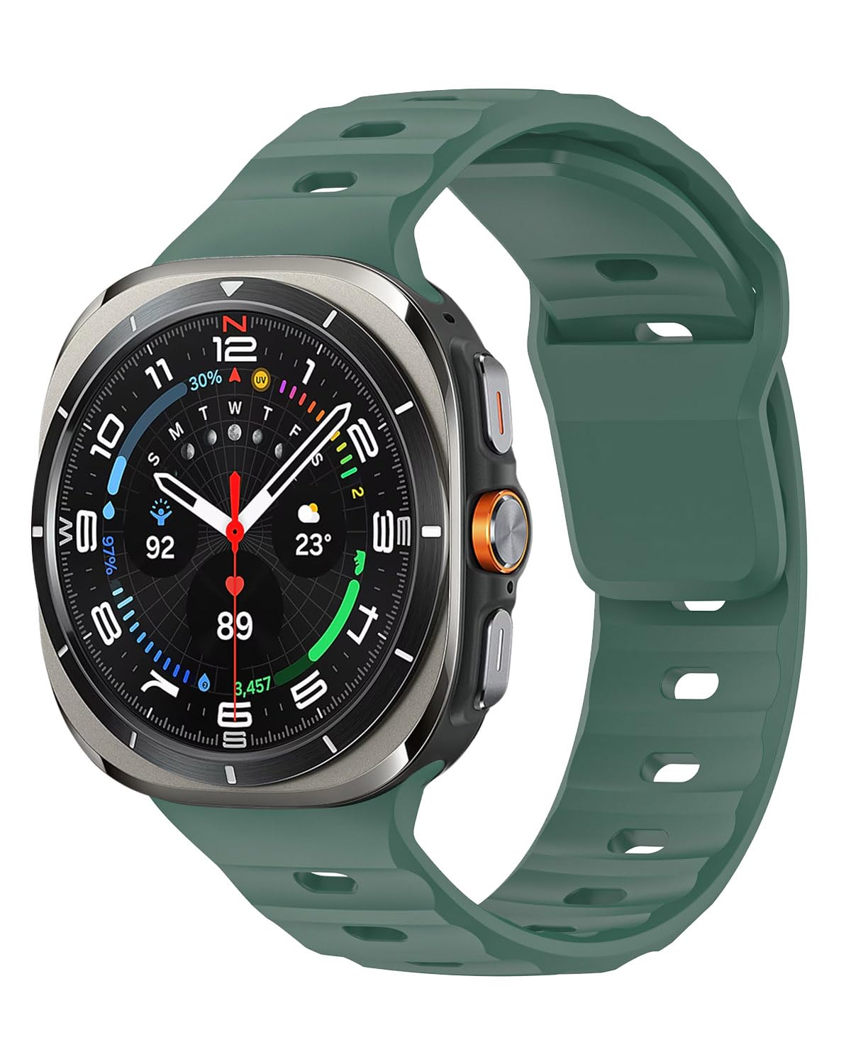 SimpleThings silikonski športni pašček za Samsung Galaxy Watch 7 Ultra 47 mm – zračen