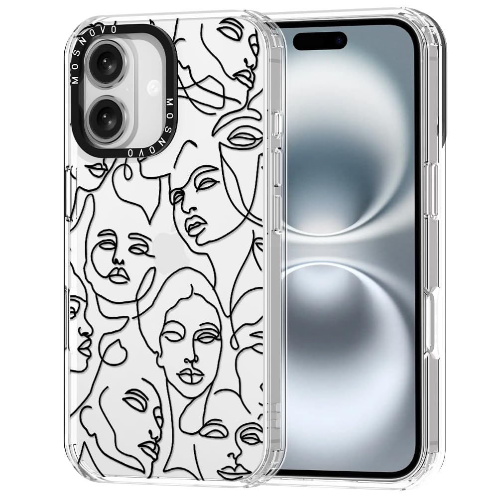 MOSNOVO ovitek za iPhone 16 – Art Face