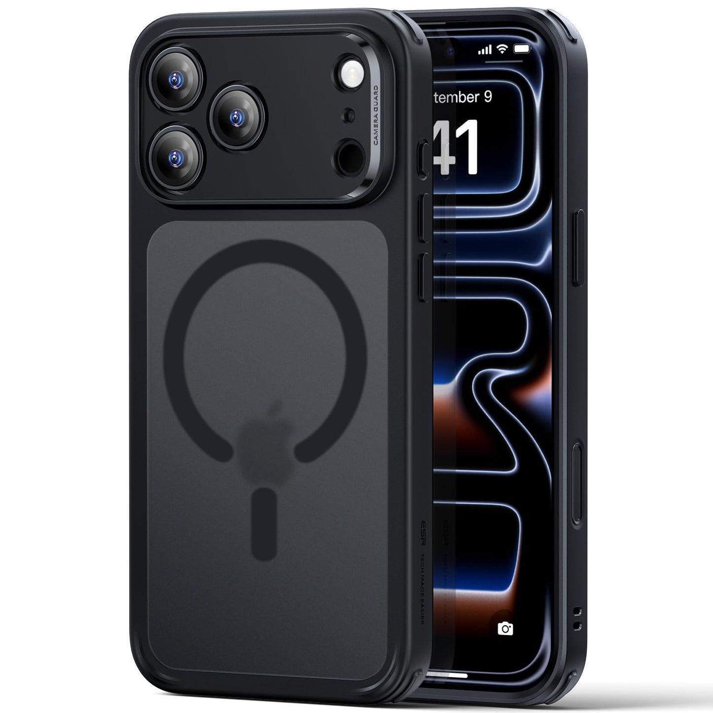 ESR magnetni ovitek iPhone 17 Pro mat črna MagSafe