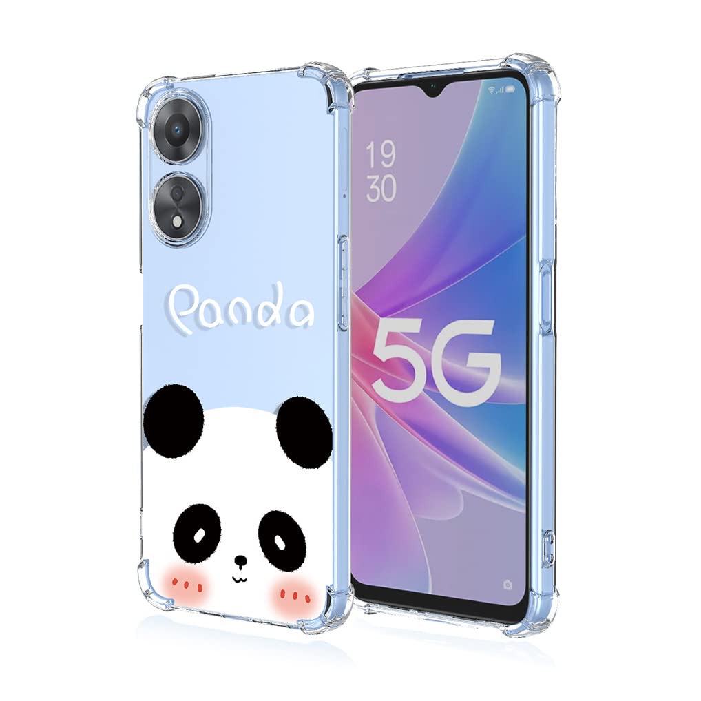 HAOYE zaščitni ovitek za OPPO A78 5G / A58 5G – Panda