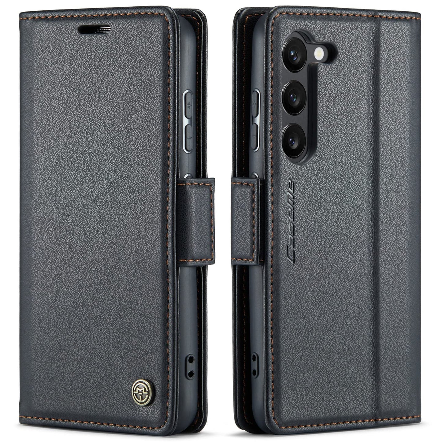 CASEME preklopni ovitek za Samsung Galaxy S24 S25 črna