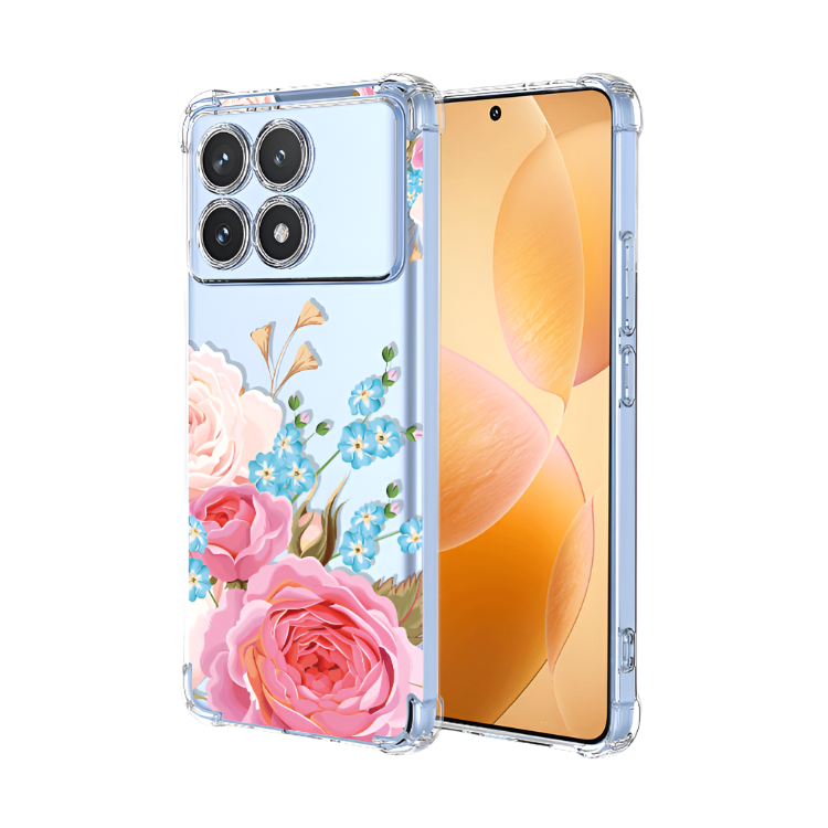 Ovitek za telefon "garden party" Xiaomi Poco X6 Pro /Redmi K70E – Infostyle – Prozorna