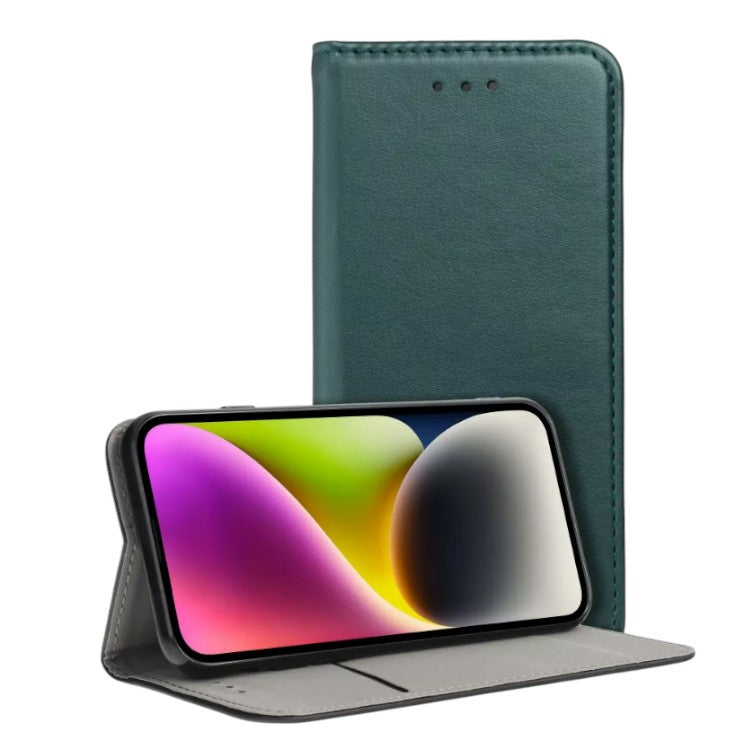 Preklopna torbica "Smart Magnetic" za Honor 90 Lite, zelena – Infostyle