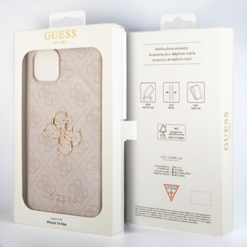 Ovitek Guess "pink 3D" za iPhone 14 Pro Max (GUHCP14X4GMGPI)