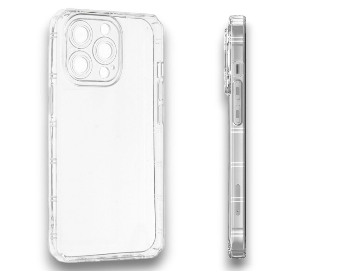 Silikonski ovitek "Armor Antishock" za iPhone 13 Pro Max/12 Pro Max - transparent – Infostyle