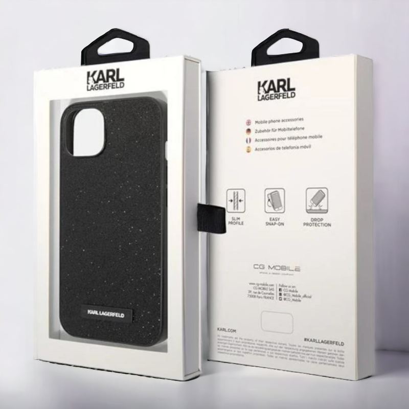 Ovitek Karl Lagerfeld "Glitter Plague" za iPhone 14 Plus/ 15 Plus (KLHCP14MG2ELK)