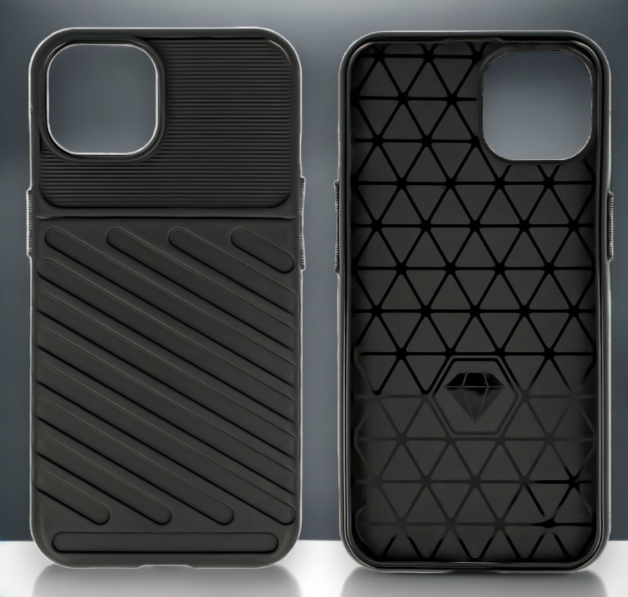 Ovitek "Thunder" za iPhone 13/14/15 - Črna – Infostyle