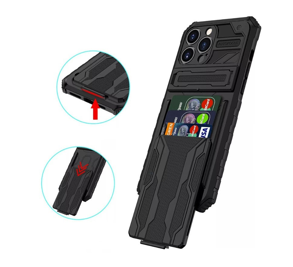 Ovitek "Combo" za iPhone 13 Pro - črna – Tel Protect