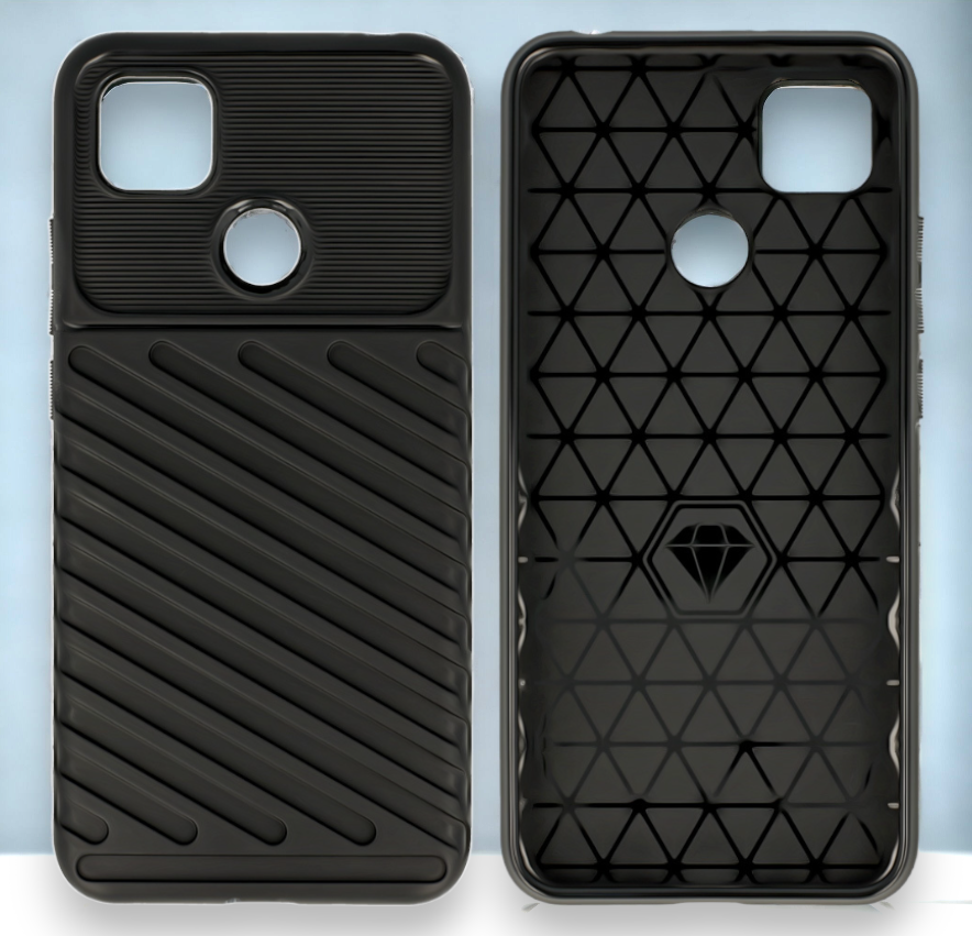 Ovitek "Thunder" za Xiaomi Redmi 10A - Črna – Infostyle