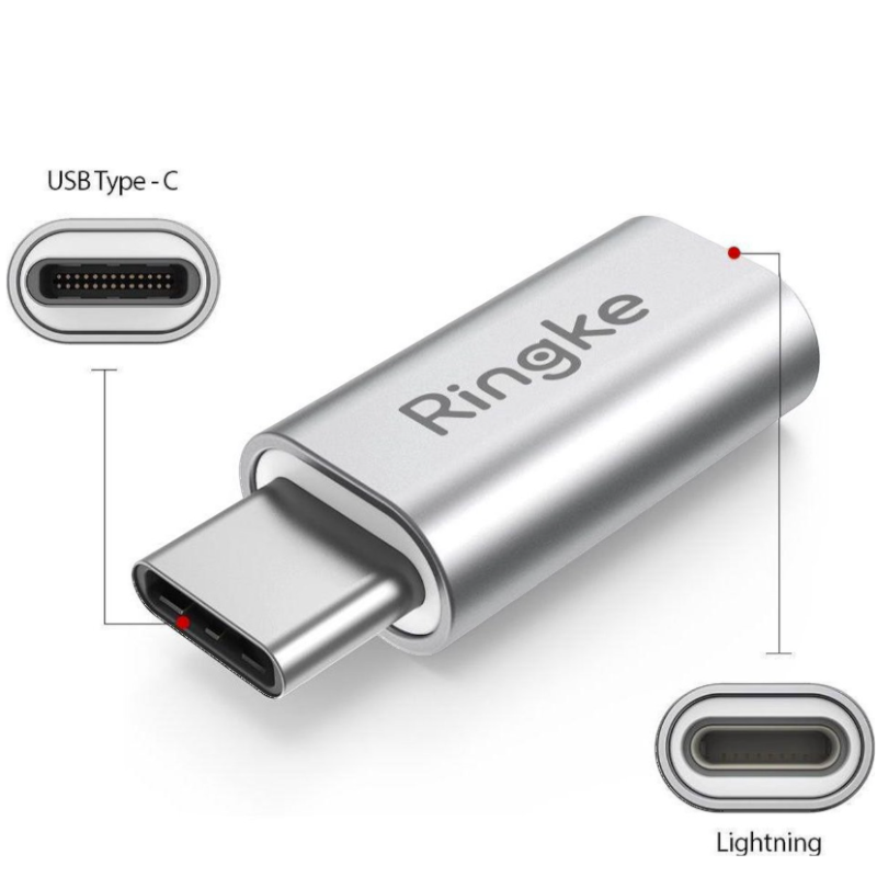 Pretvornik iz lightning (Apple) v USB C (2 kosa) – Ringke