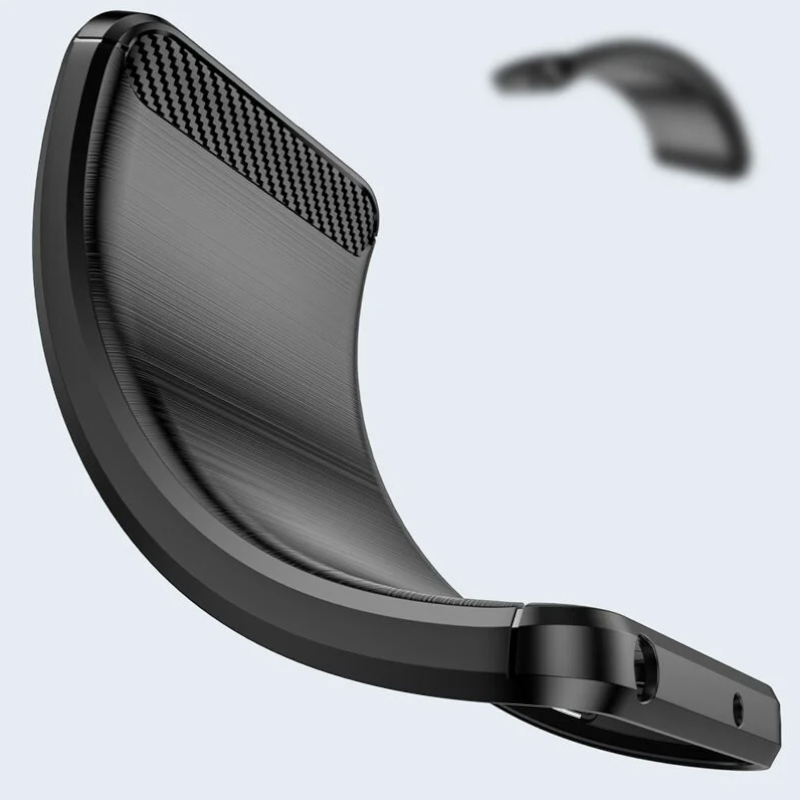 Silikonski ovitek "carbon" za Samsung Galaxy S22 Ultra - Črna