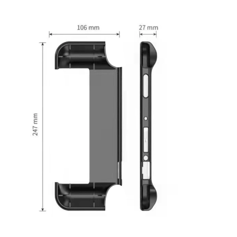 Silikonski ovitek "carbon" za Nintendo Switch OLED - Črna – Techsuit