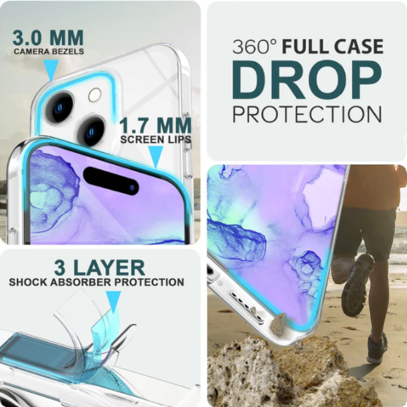 Ovitek "Clear 360° Nalia" za iPhone 15