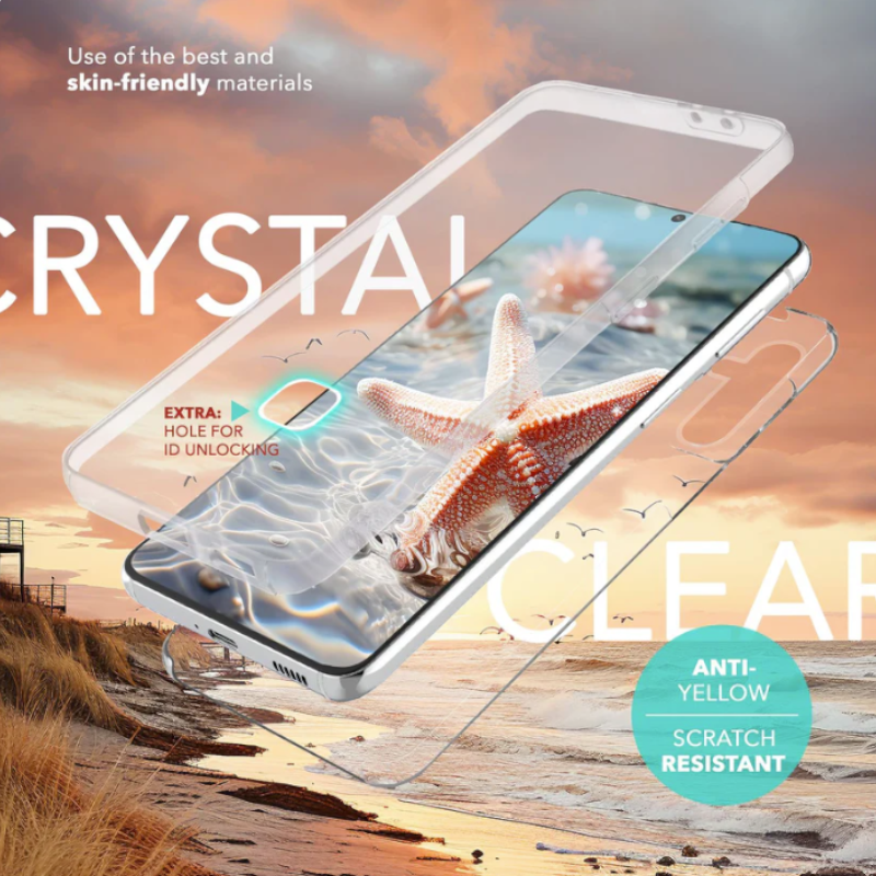 Ovitek "Clear 360° Nalia" za Samsung Galaxy S24