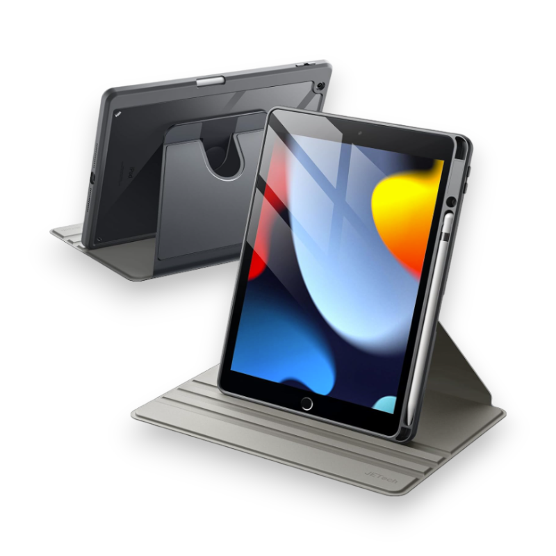 Preklopna torbica "Rotating " za tablični računalnik Apple iPad 9/8/7 10.2" – JETech
