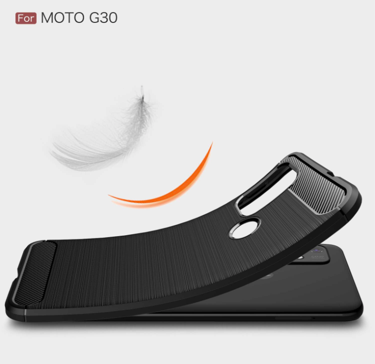 Silikonski ovitek "Carbon Fiber" za Motorola Moto G30 – Infostyle