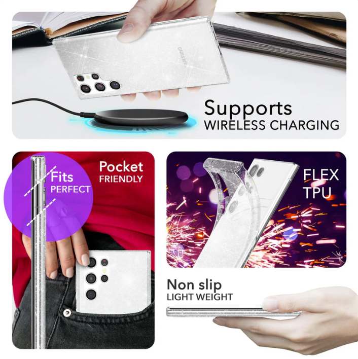 Ovitek "Glittering Nalia" za Samsugn Galaxy S24 Ultra