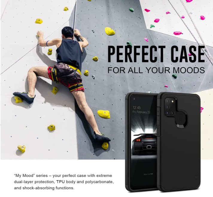 Silikonski ovitek "BEZ Robust" za Samsung Galaxy A21s