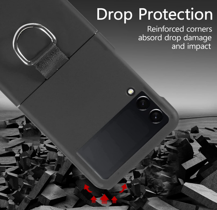 Silikonski ovitek "Finger Ring" za Samsung Galaxy Z Flip 4 – Infostyle