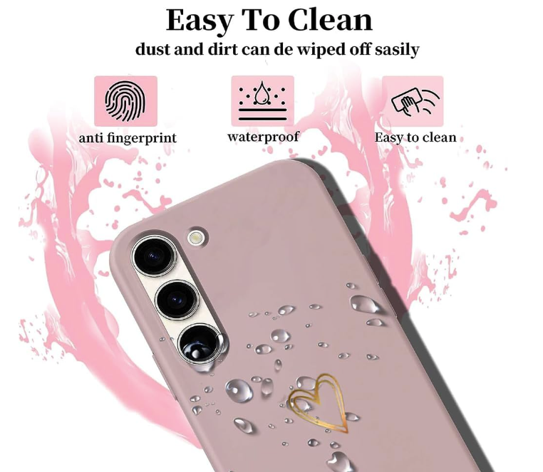 Silikonski ovitek z vrvico "CaseLover Heart" za Samsung Galaxy S23 5G – Infostyle