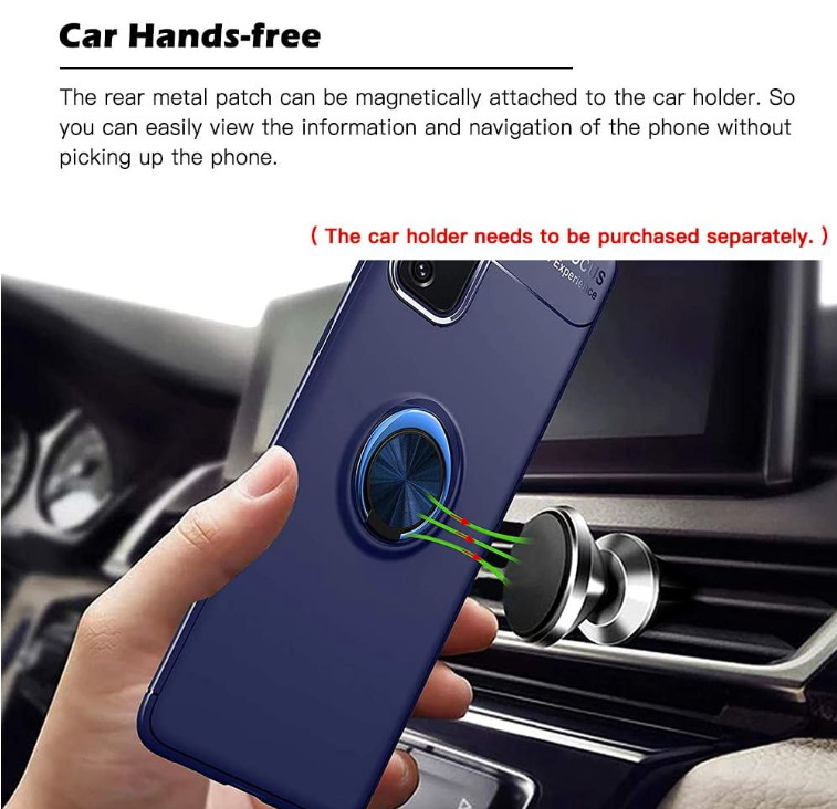 Silikonski ovitek "Ring Holder" za Huawei Nova 9 – Infostyle