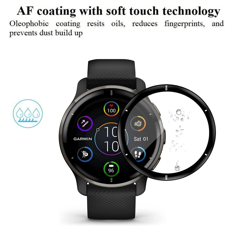 Zaščita za zaslon "3D" za pametno uro Garmin Venu 2 Plus – Infostyle