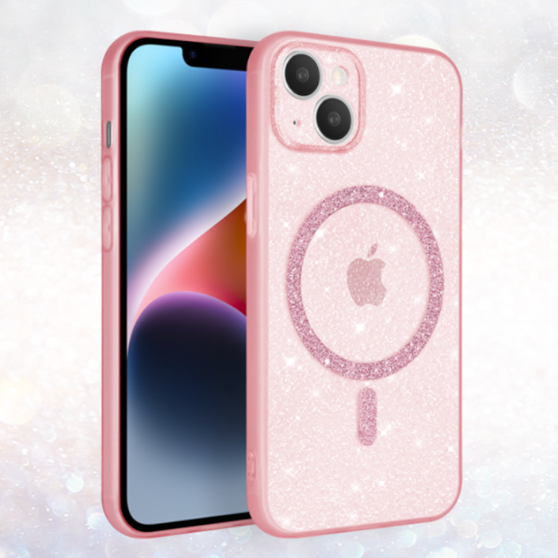 Ovitek "Glitter MagSafe" za iPhone 14 – Infostyle