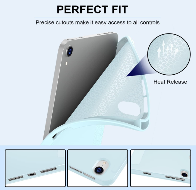 Preklopna torbica "Fit" z držalom za pisalo za tablični računalnik Apple iPad Mini 6 2021 8.3" – Soke