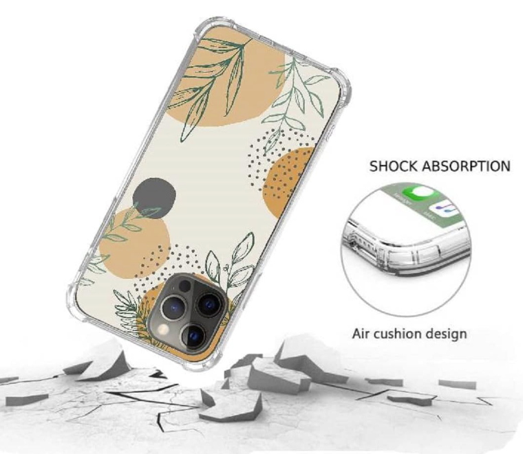 Silikonski ovitek "Green Leaf" za iPhone 14 Pro Max – Infostyle
