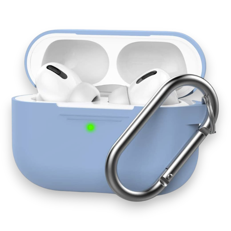 Silikonski ovitek za slušalke "Skin" s karabinom za AirPods Pro – Ahastyle