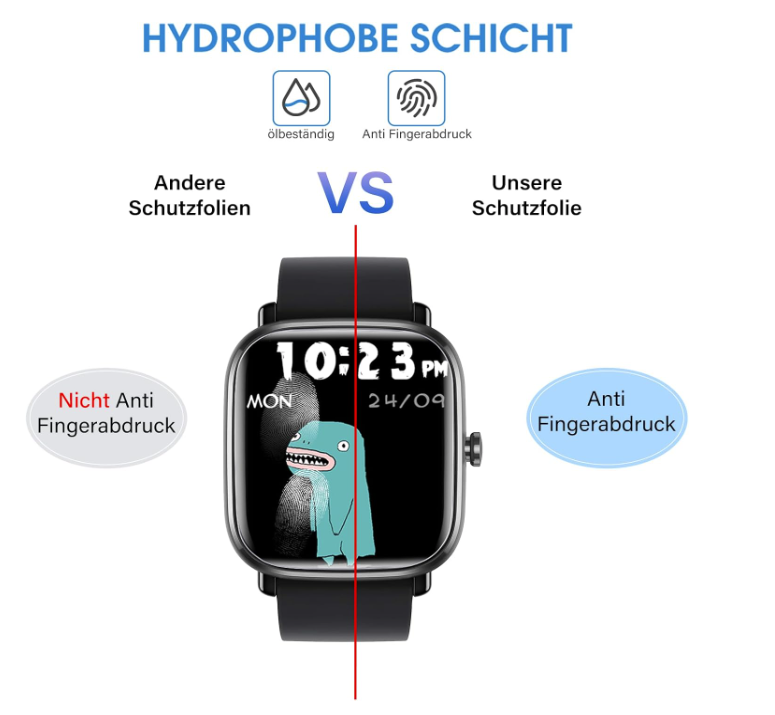Zaščitna folija za pametno uro Amazfit GTS 4 Mini 5G (4 kosi) – Infostyle