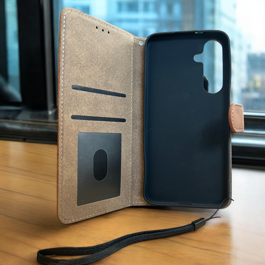 Preklopna torbica "Leather Road" za Samsung Galaxy S24 Plus – Infostyle