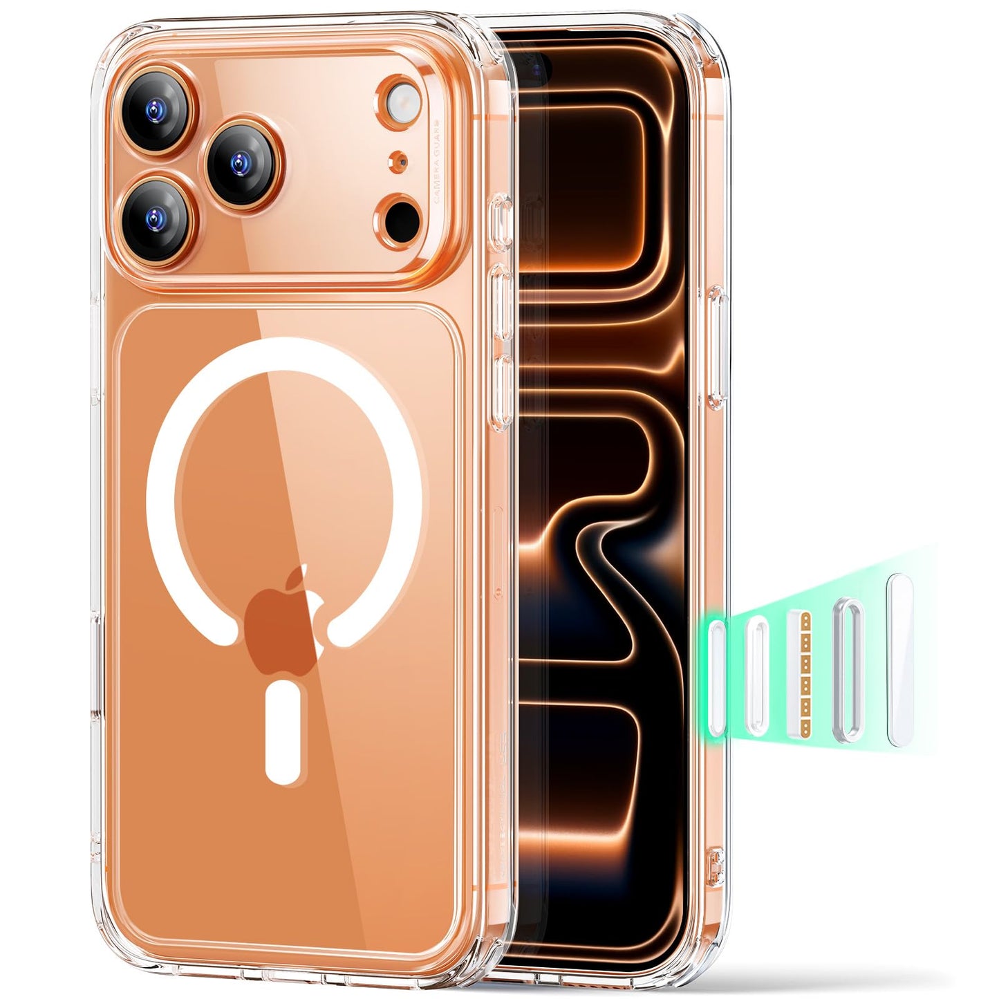 ESR magnetni ovitek iPhone 17 Pro prozorna MagSafe