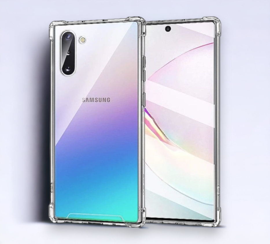 Silikonski ovitek "Antishock" za Samsung Galaxy Note 10 (0.5 mm) - Transparent – Infostyle – Prozorna / TPU silikon