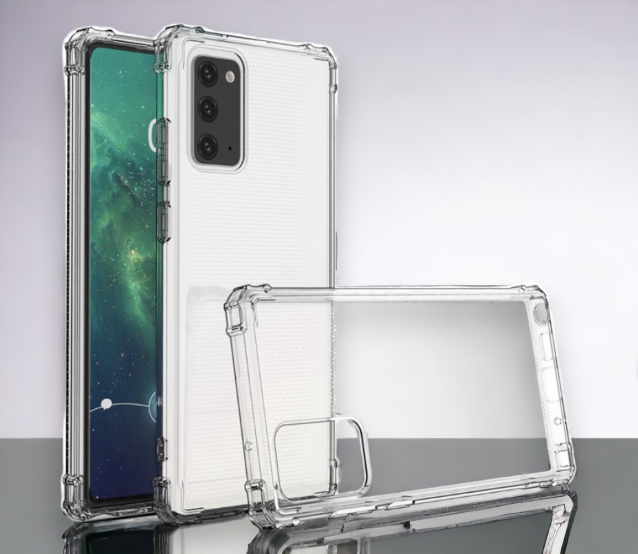 Silikonski ovitek "Antishock" za Samsung Galaxy Note 20 (0.5 mm) - Transparent – Infostyle – Prozorna / TPU silikon