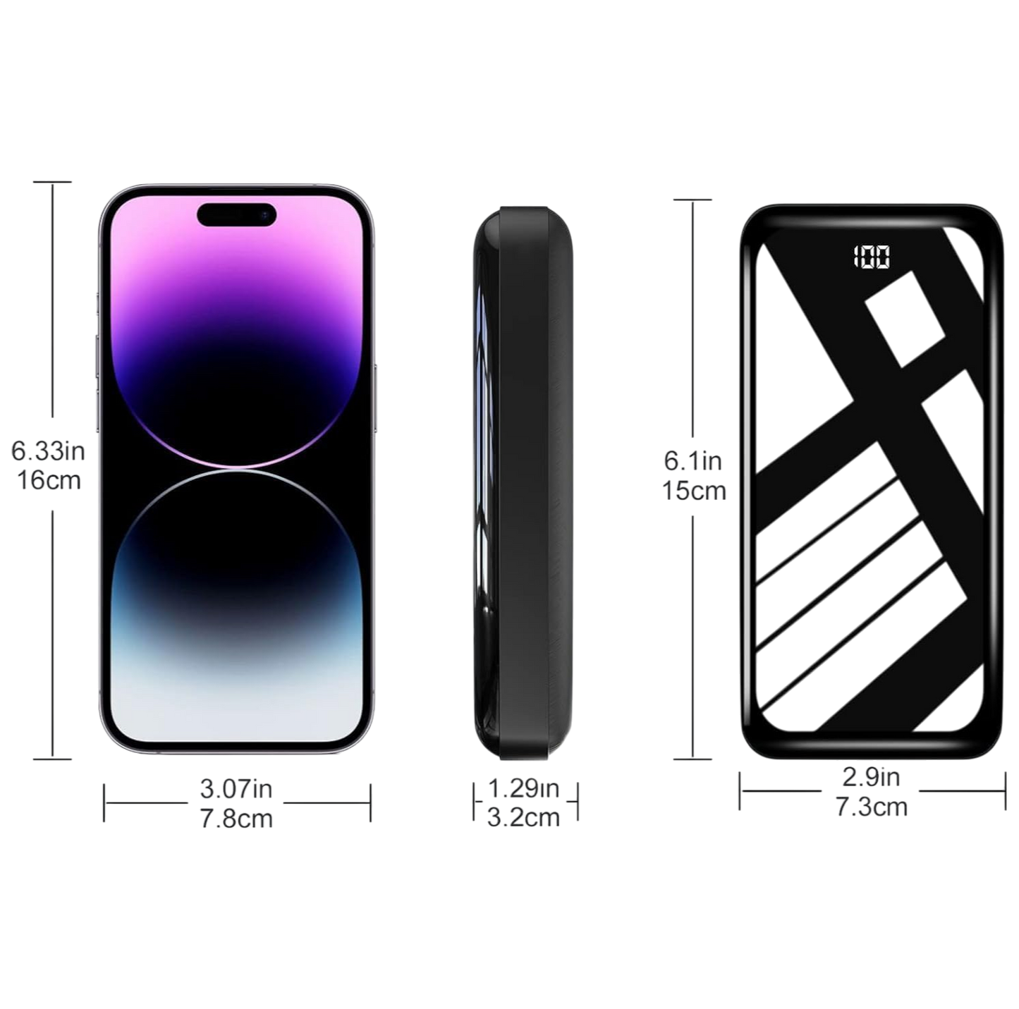 Bextoo Power Bank 27000 mAh z LCD zaslonom