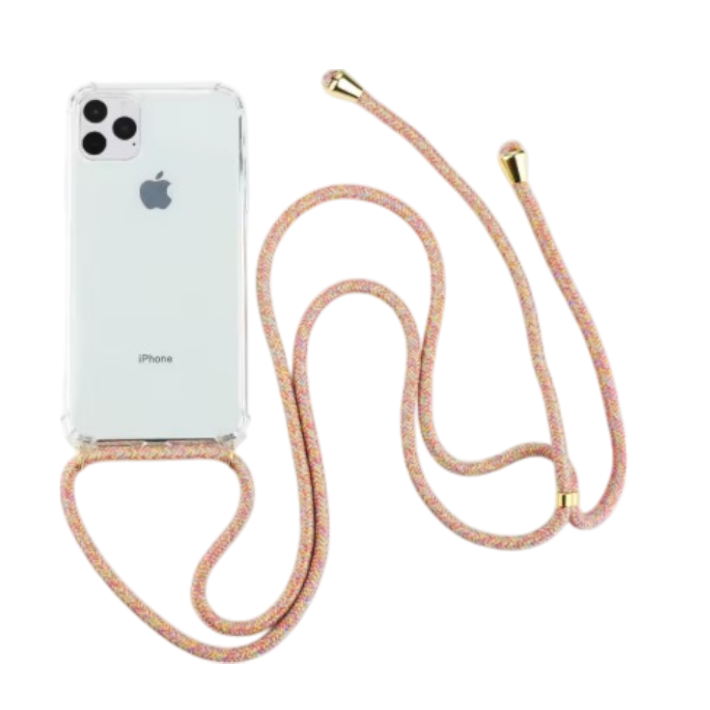 Ovitek za telefon z vrvico "BigCousin" iPhone 11 – Prozorna