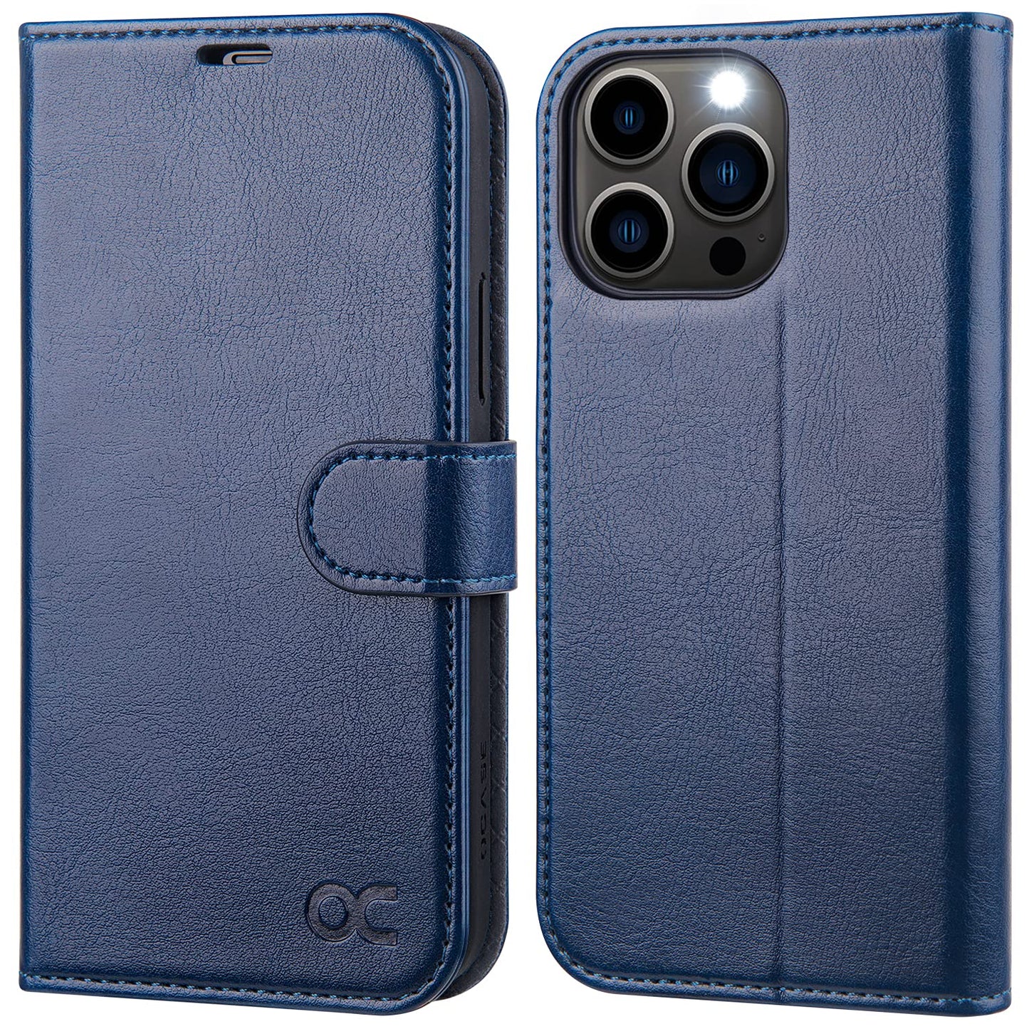 OCASE preklopna torbica iPhone 13 Pro modra