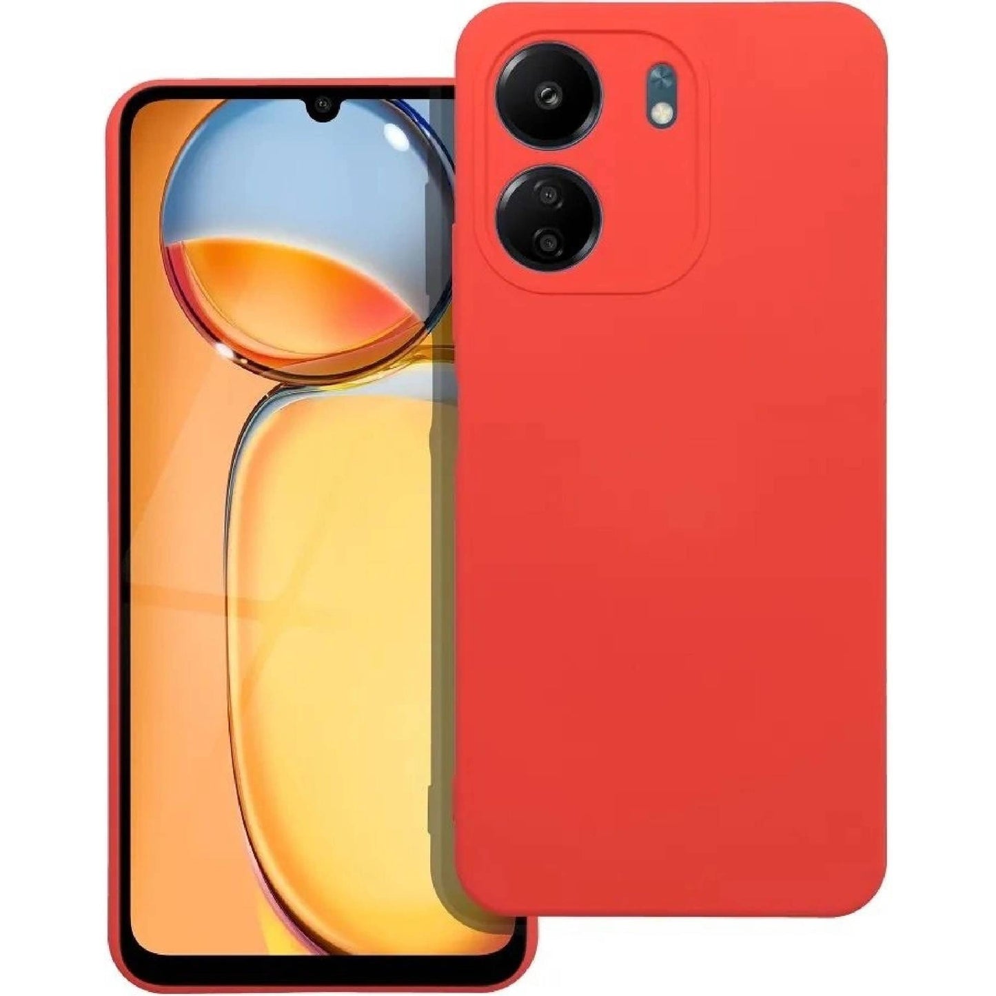 Ovitek za telefon Xiaomi Redmi 13C, peach – Techsuit – Roza