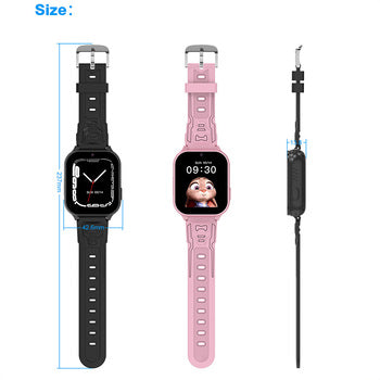 Blavec K02 Kids' Smartwatch – 4G GPS, SOS, Video Calls, Black (SWK02-P) - Black