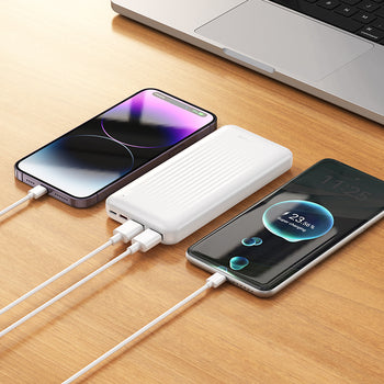 Borofone BJ80 Clever Power Bank 10000mAh PD 20W QC 22.5W 2xUSB-C - bela